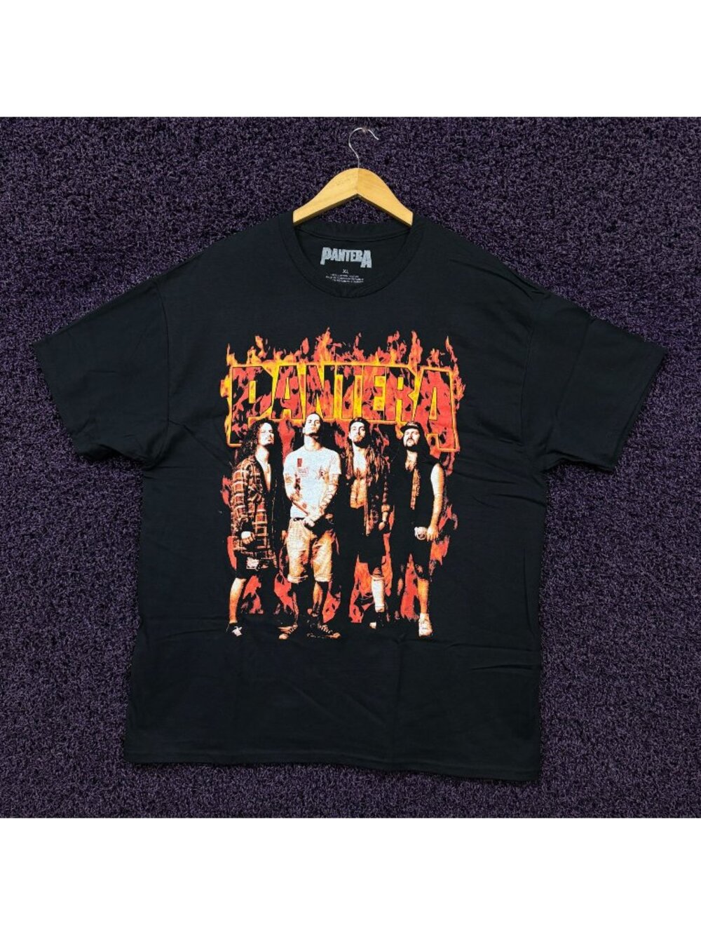 Pantera Cowboys From Hell Art Poster Groove Metal T-Shirt XL